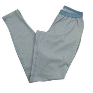 PATAGONIA Light Blue Capilene Performance Base Layer Pants Tights Leggings XS